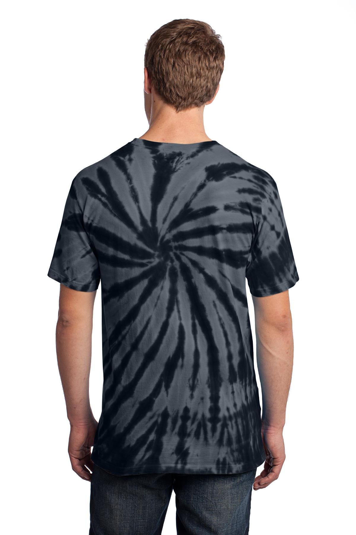 Black Port & Co Tie-Dye Tee. PC147 plain