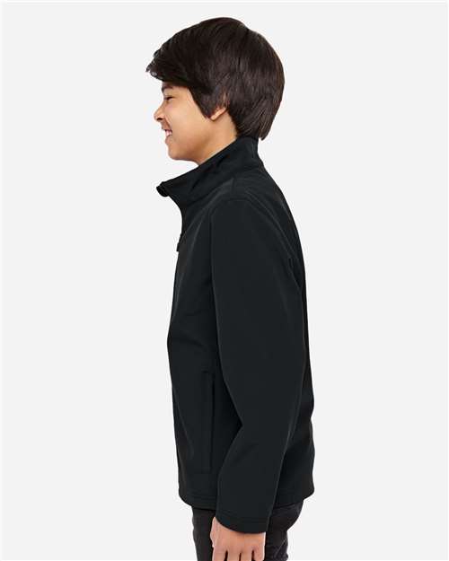 Black Youth Leader Soft Shell Jacket - TT80Y plain