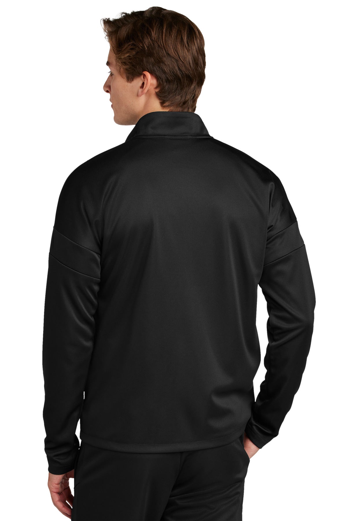 Blk/Blk Sport-Tek Travel Full-Zip Jacket ST800 plain