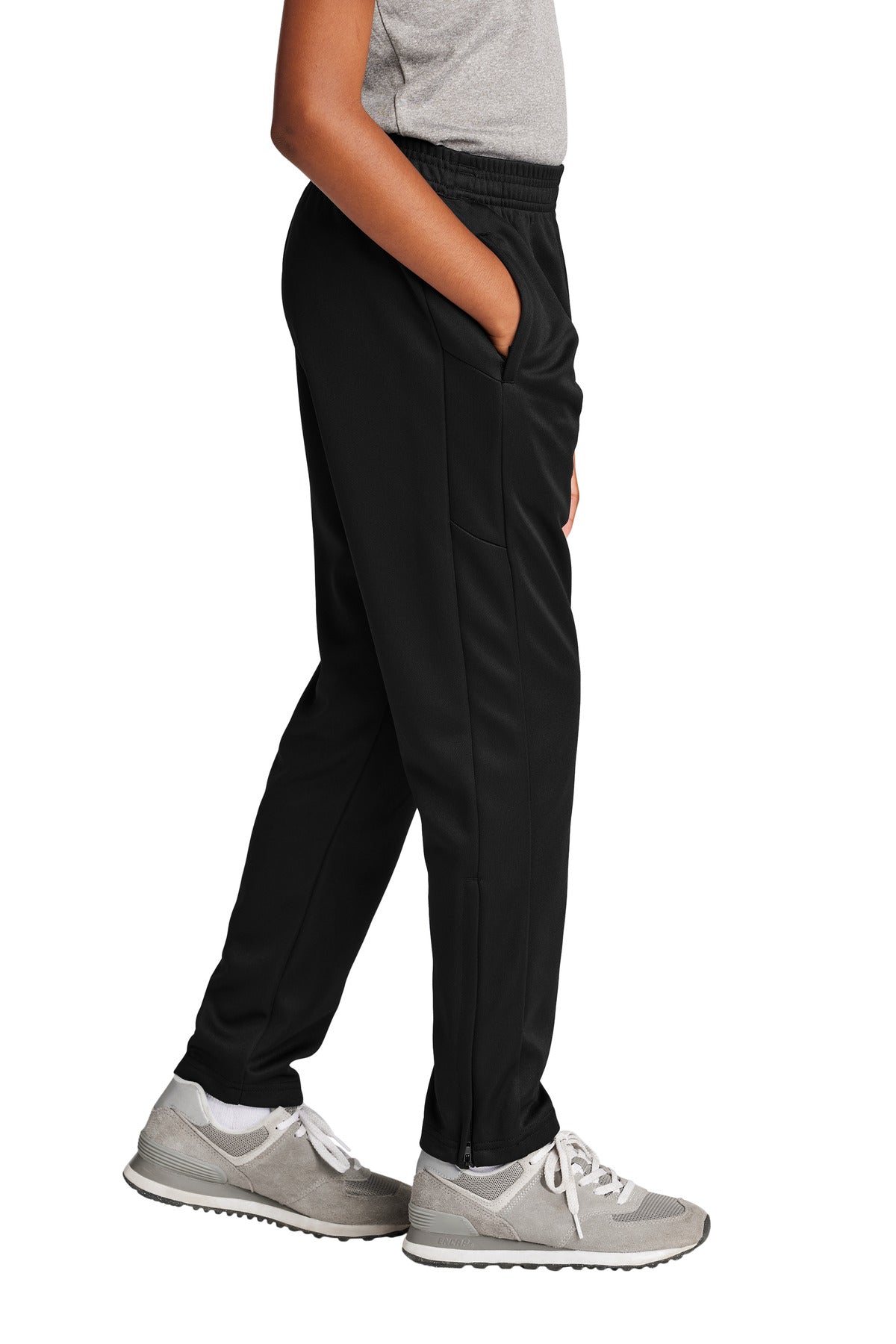 Blk/Blk Sport-Tek Youth Travel Pant YPST800