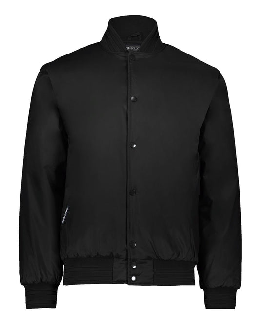 Front View of Black Heritage Jacket - 229140 plain