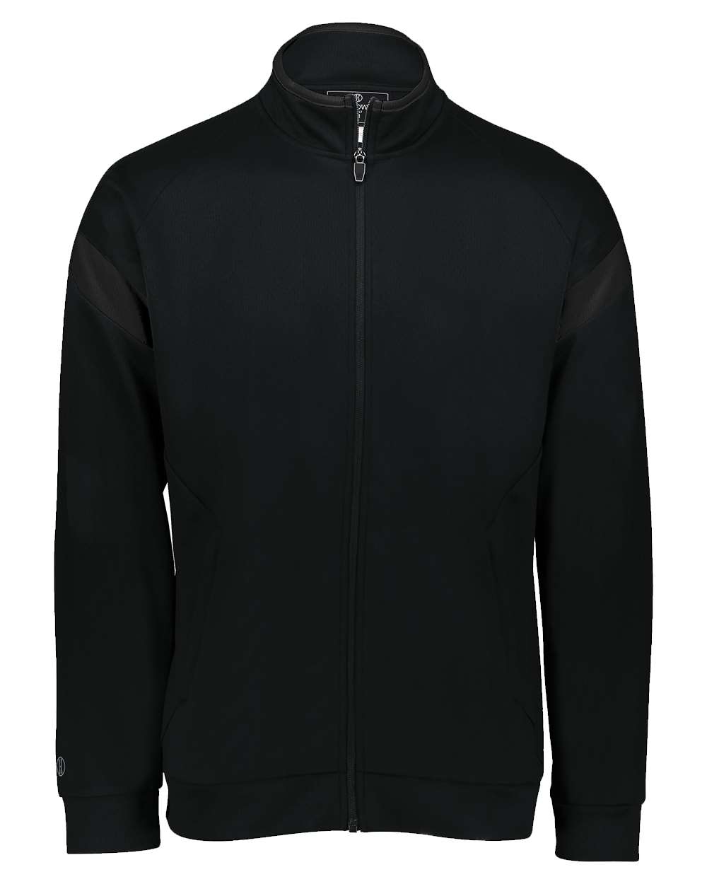 Front View of Black Youth Limitless Full-Zip Jacket - 229679 plain
