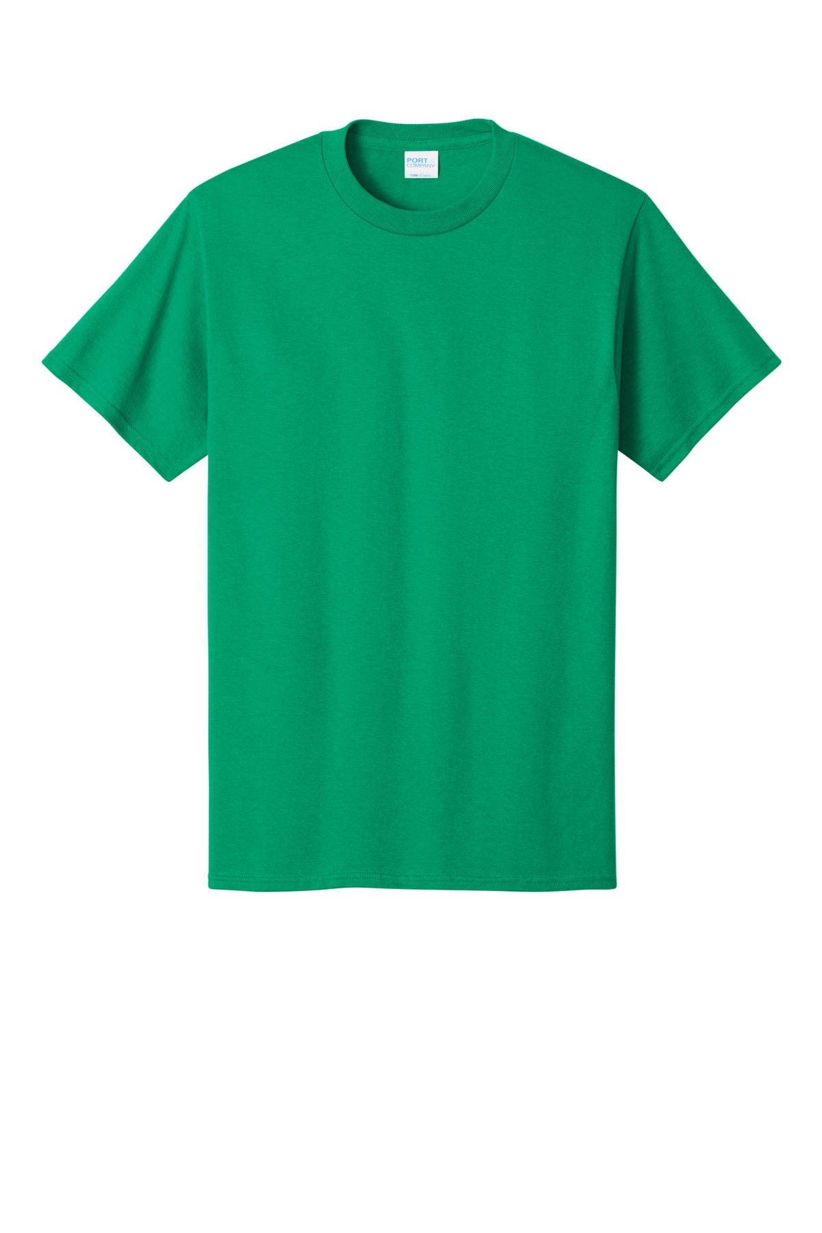 Front View of Kelly Port & Co Core Cotton Tee. PC54 plain
