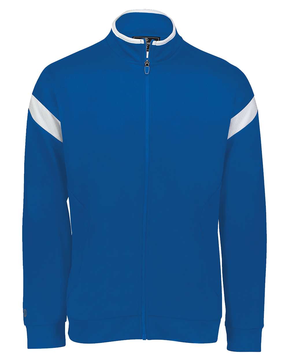 Front View of Royal/ White/ Royal Youth Limitless Full-Zip Jacket - 229679 plain