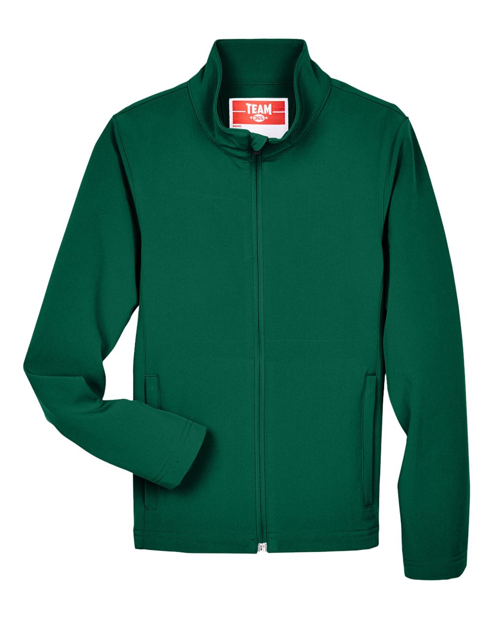 Front View of Sport Forest Youth Leader Soft Shell Jacket - TT80Y plain