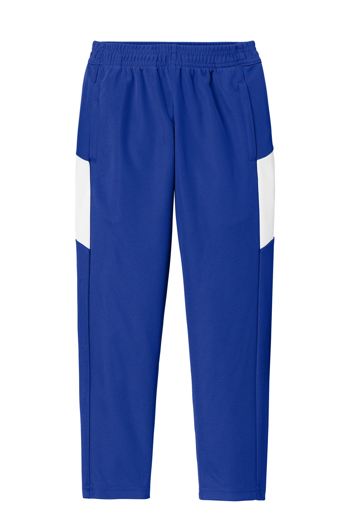 Front View of TRy/White Sport-Tek Youth Travel Pant YPST800