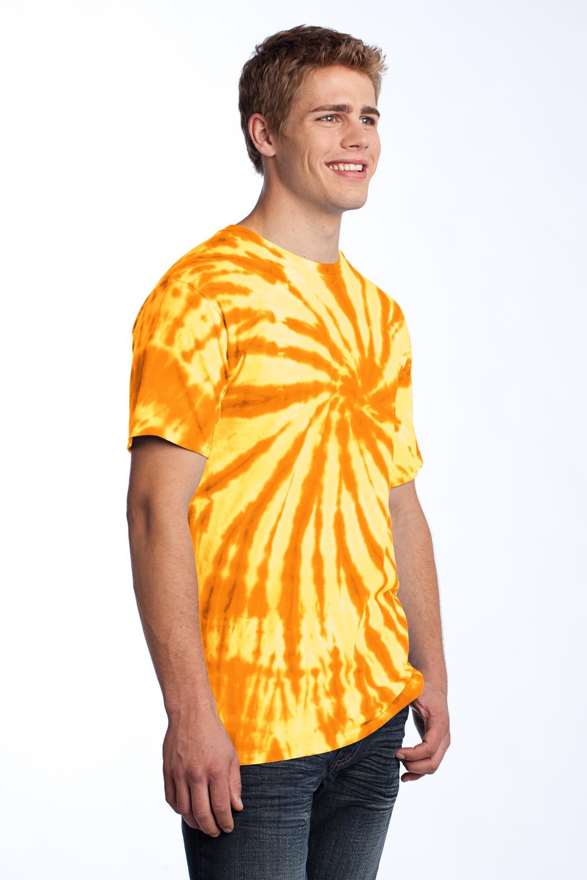 Gold Port & Co Tie-Dye Tee. PC147