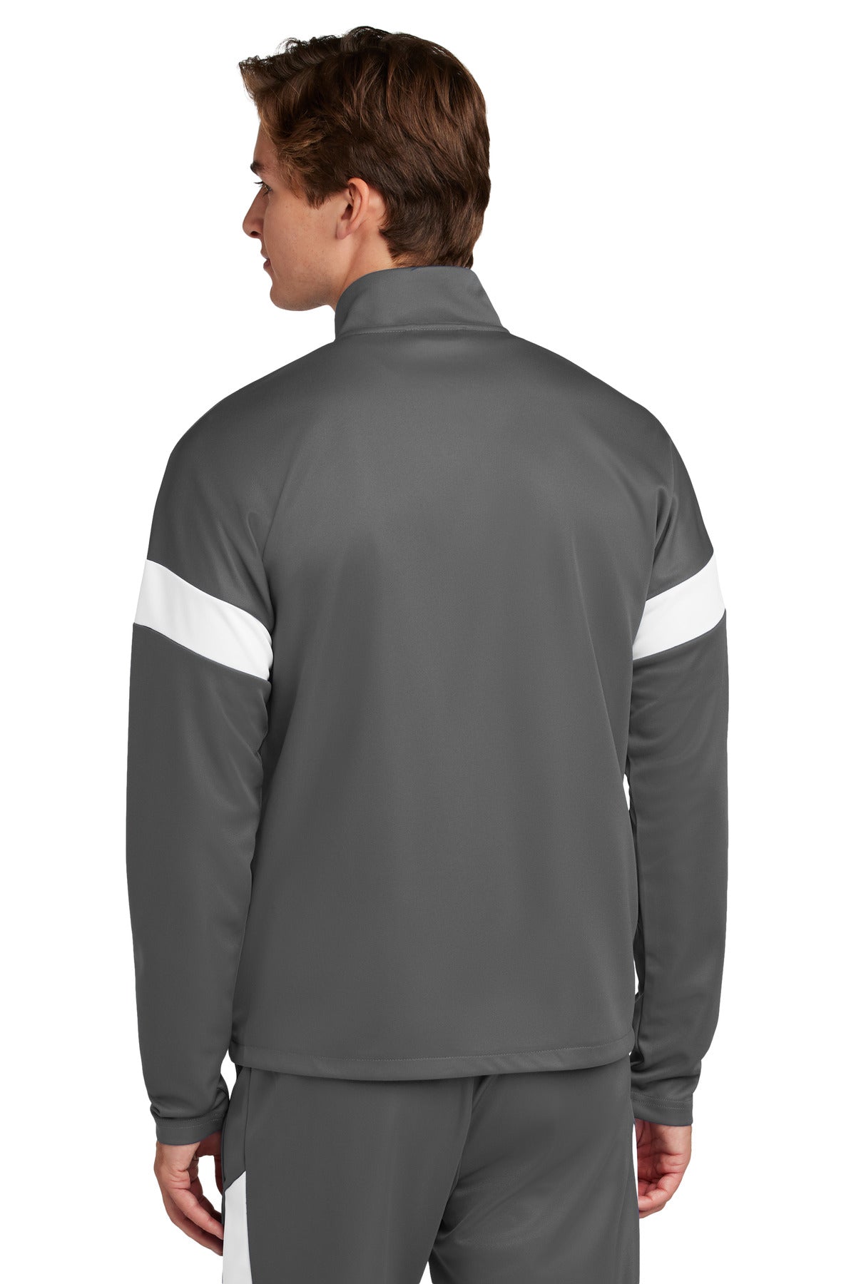 IrGy/White Sport-Tek Travel Full-Zip Jacket ST800 plain