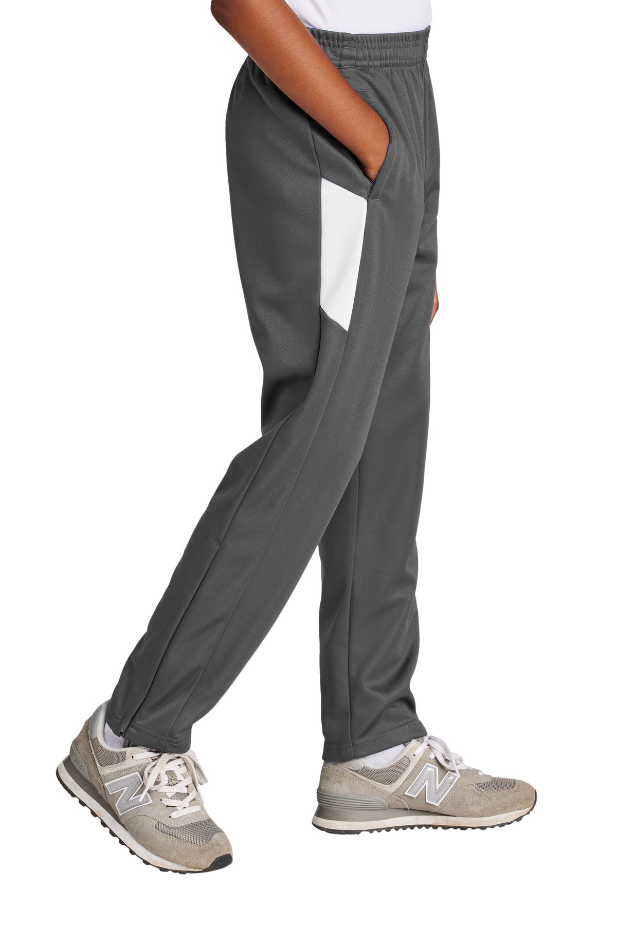IrGy/White Sport-Tek Youth Travel Pant YPST800