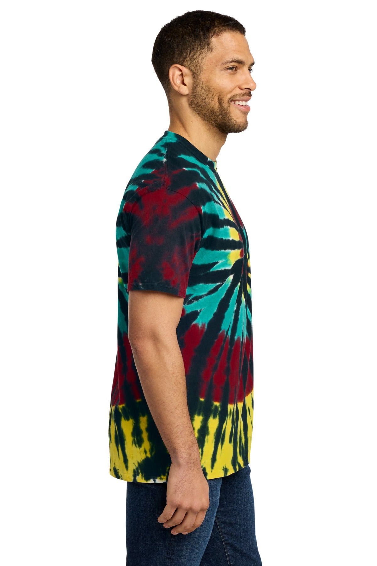 IslandSprl Port & Co Tie-Dye Tee. PC147