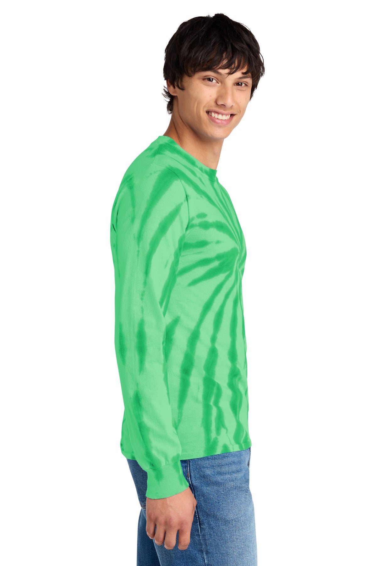 Kelly Port & Co Tie-Dye Long Sleeve Tee. PC147LS plain