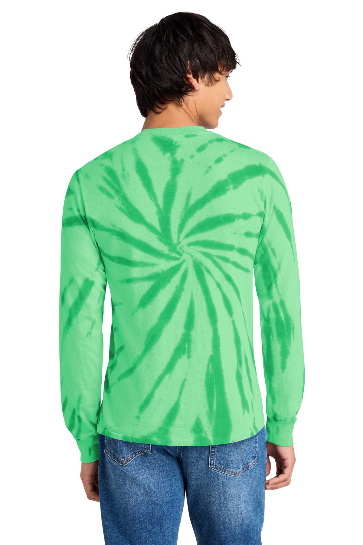 Kelly Port & Co Tie-Dye Long Sleeve Tee. PC147LS plain