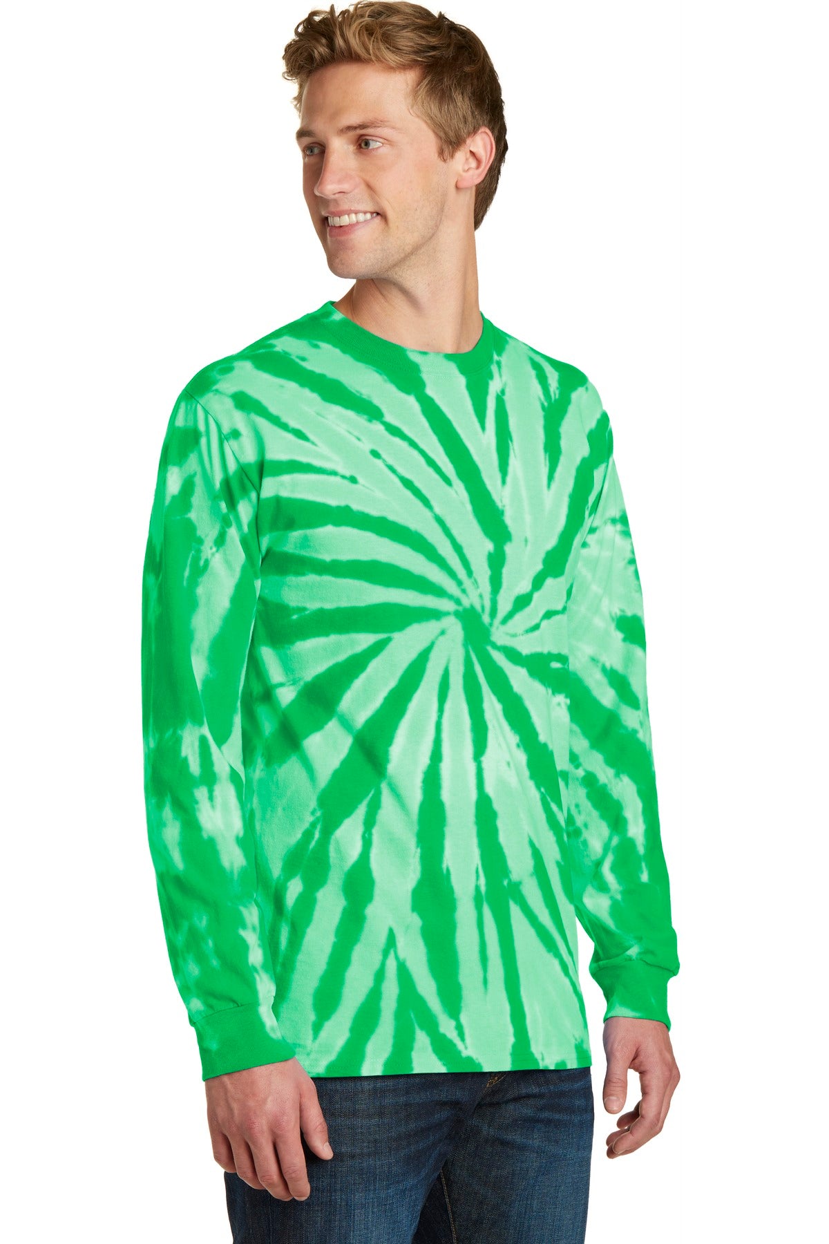 Kelly Port & Co Tie-Dye Long Sleeve Tee. PC147LS