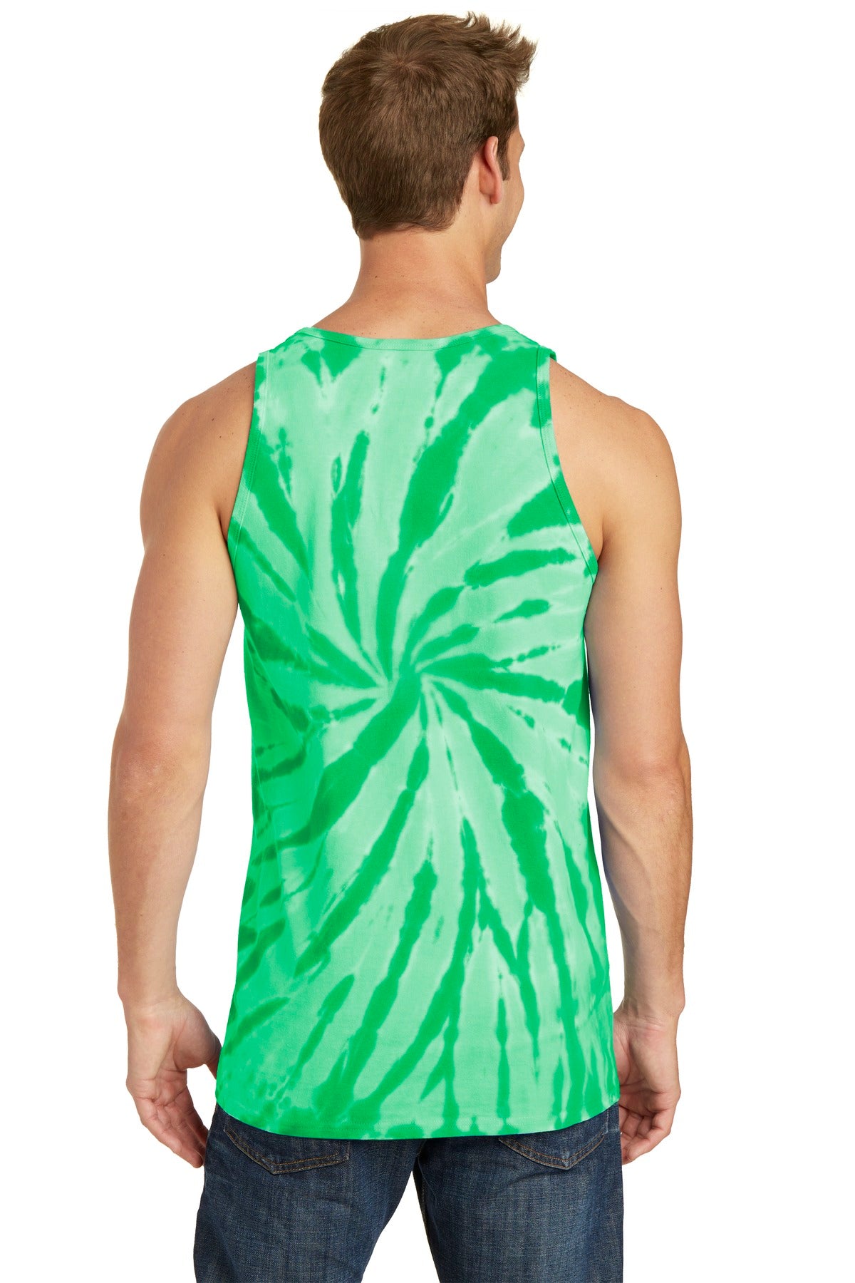 Kelly Port & Co Tie-Dye Tank Top. PC147TT plain