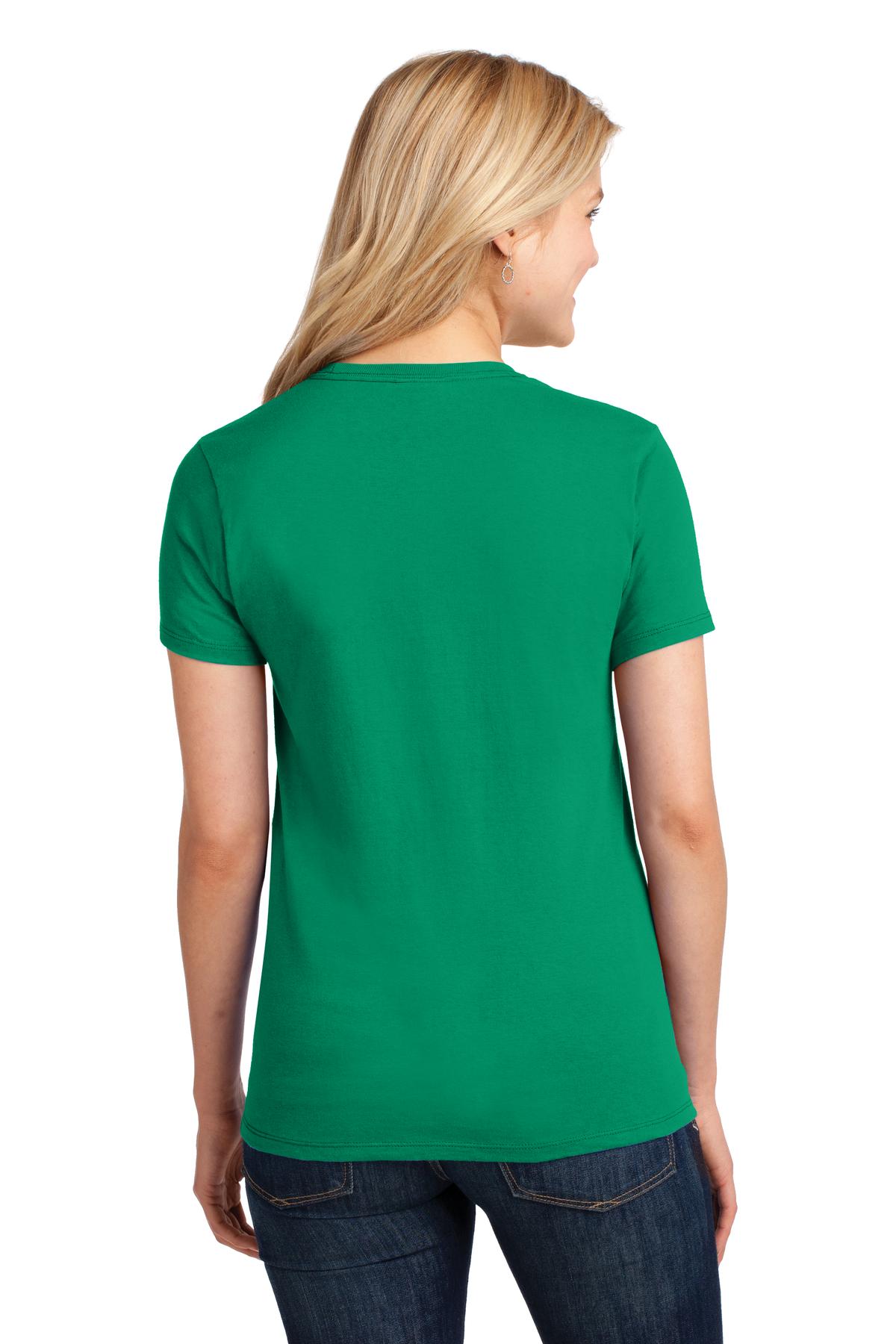 Kelly Port & Co Women's Core Cotton Tee. LPC54 plain