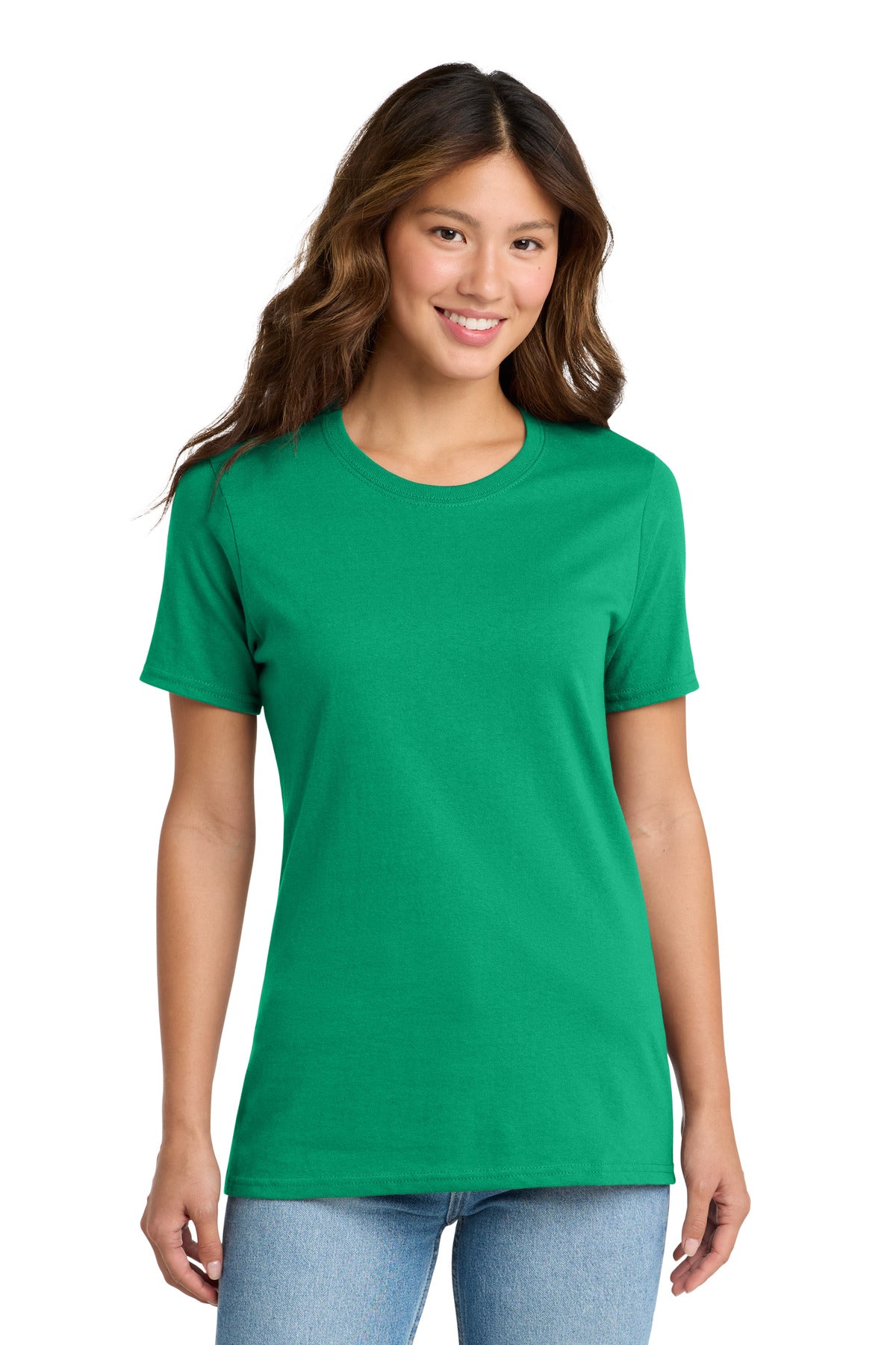 Kelly Port & Co Women's Core Cotton Tee. LPC54 plain