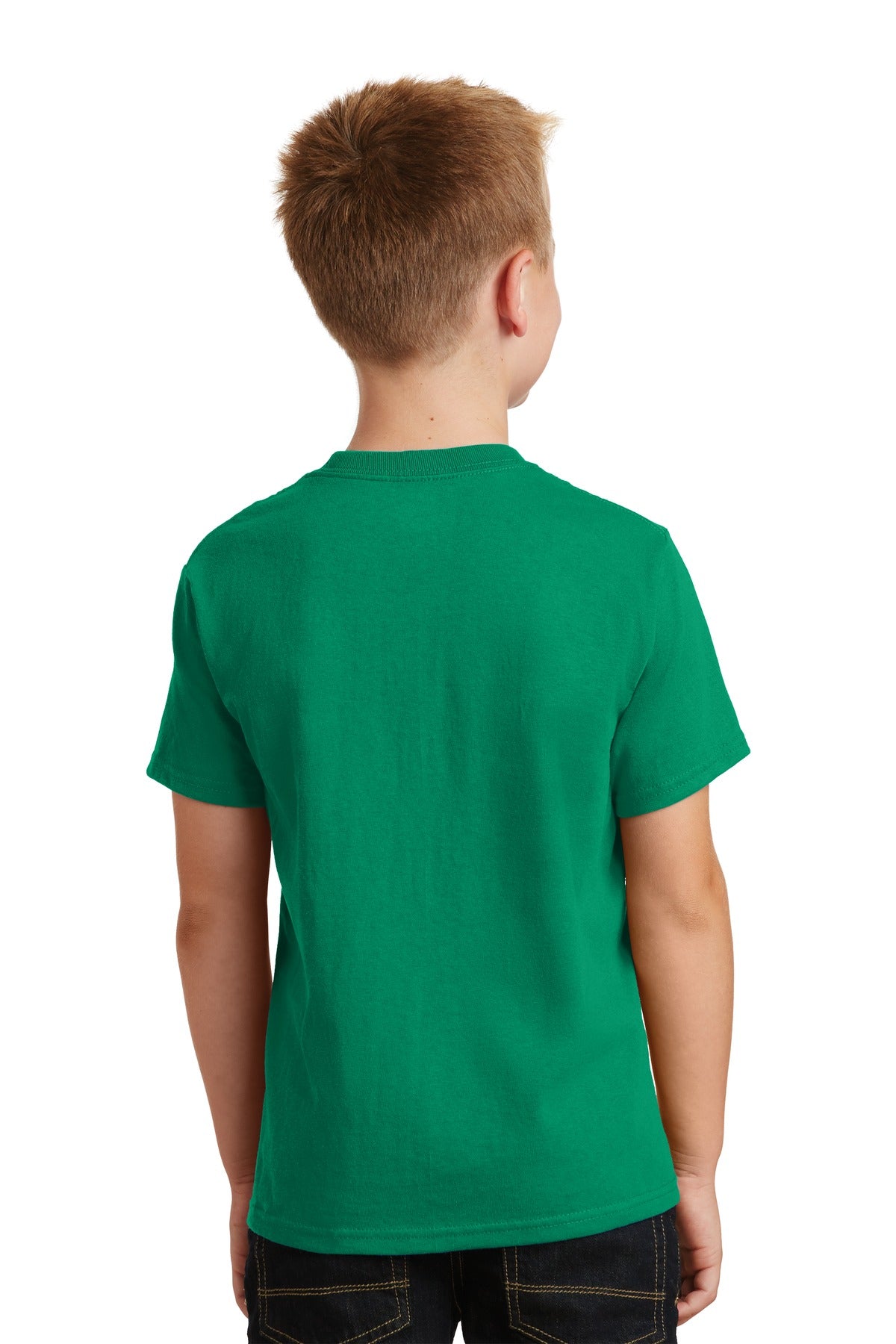 Kelly Port & Co Youth Core Cotton Tee. PC54Y plain