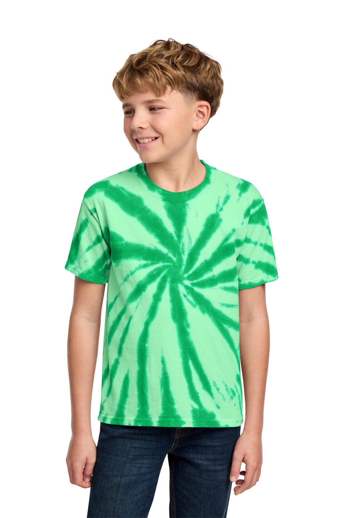 Kelly Port & Co Youth Tie-Dye Tee. PC147Y plain
