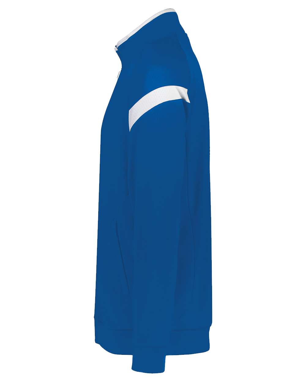 Left View of Royal/ White/ Royal Youth Limitless Full-Zip Jacket - 229679 plain