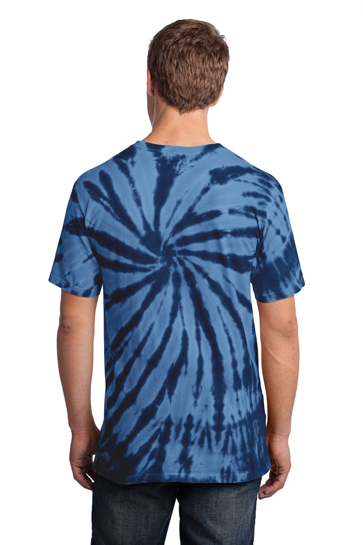 Navy Port & Co Tie-Dye Tee. PC147 plain