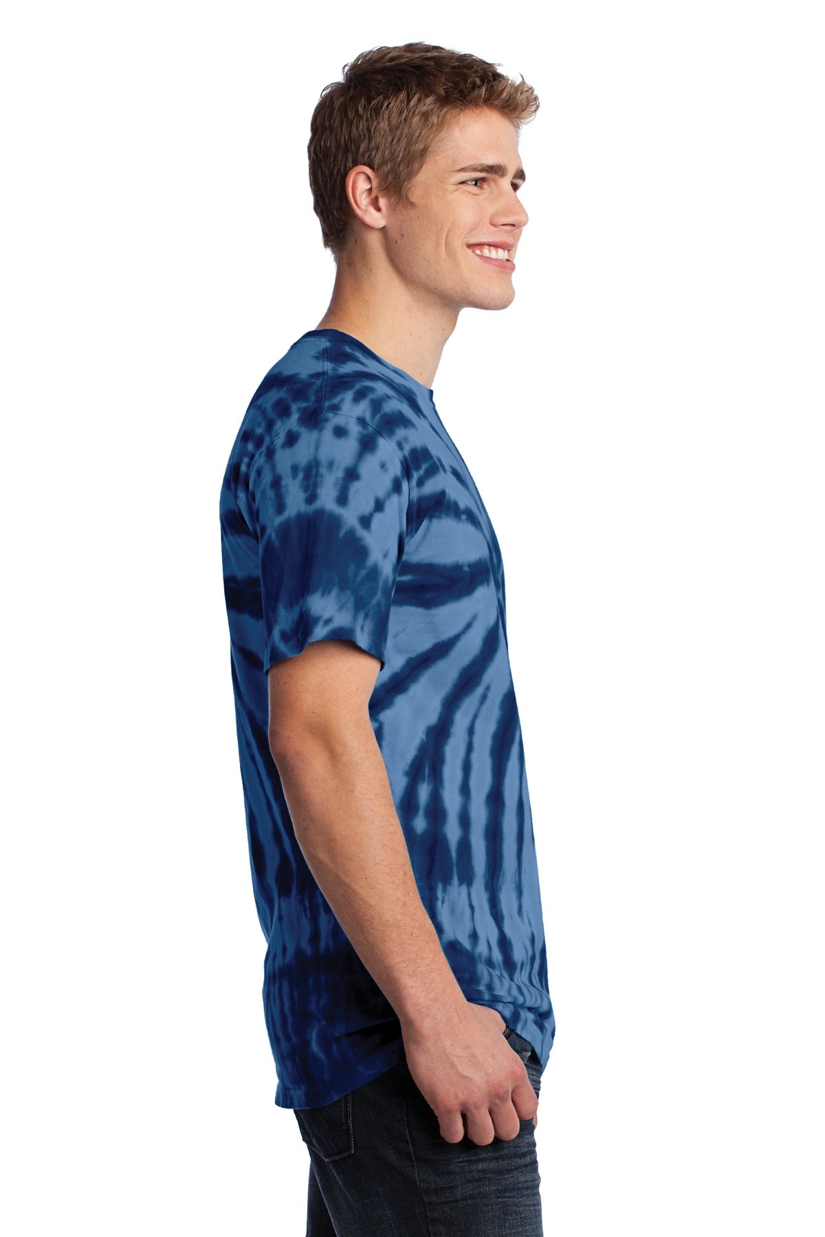 Navy Port & Co Tie-Dye Tee. PC147