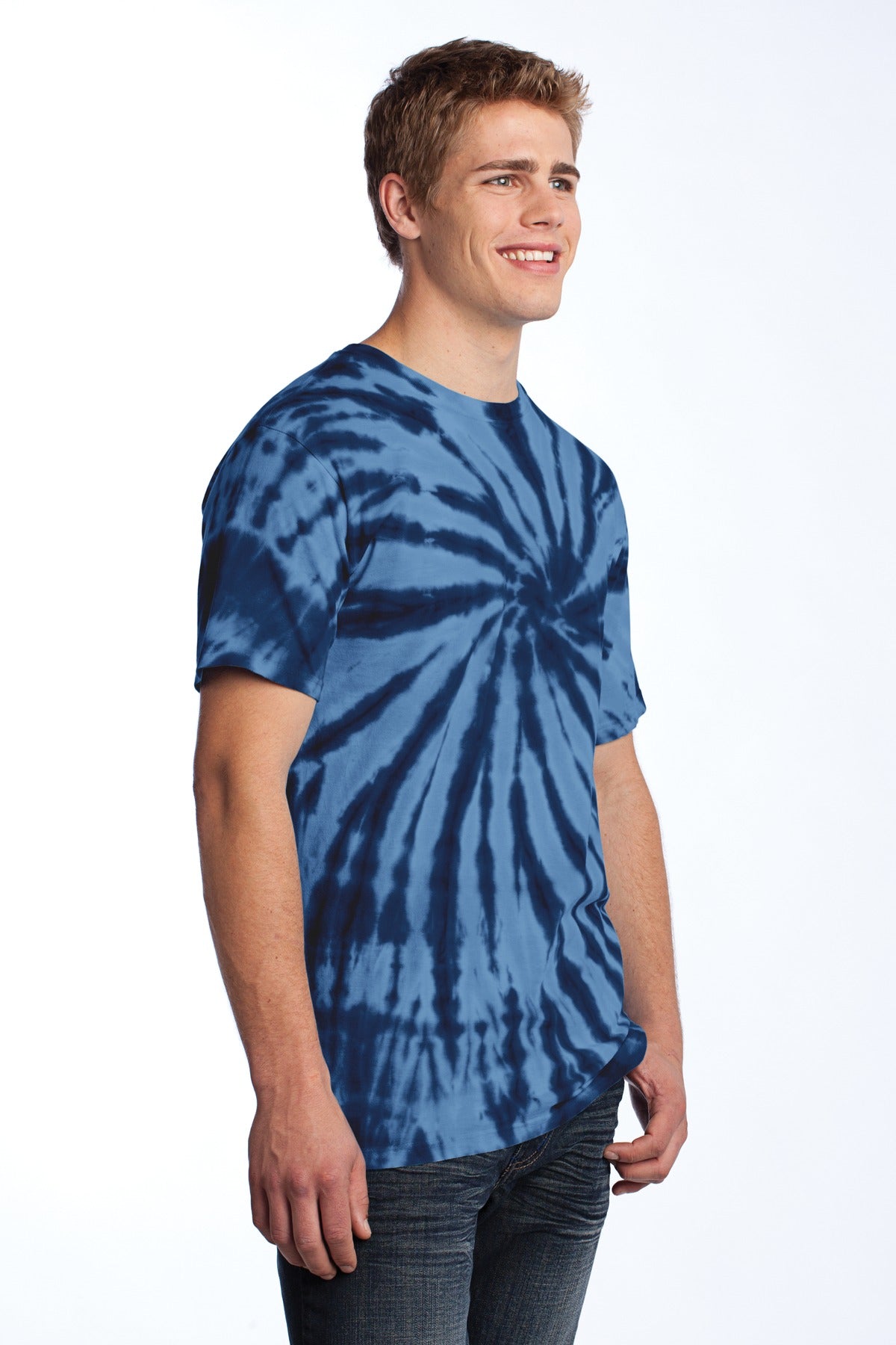 Navy Port & Co Tie-Dye Tee. PC147