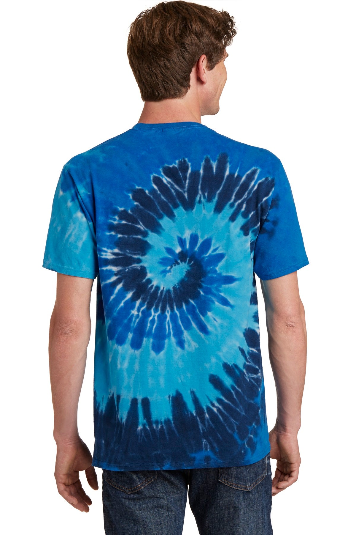 Ocean Rainbow Port & Co Tie-Dye Tee. PC147 plain