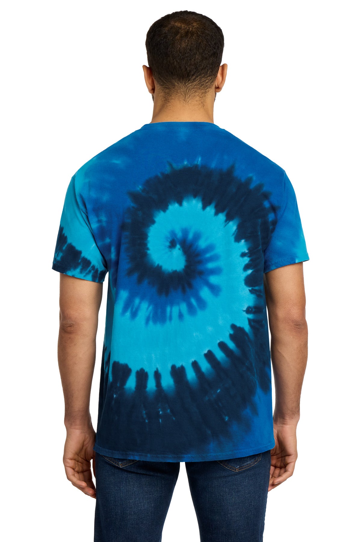 Ocean Rainbow Port & Co Tie-Dye Tee. PC147 plain
