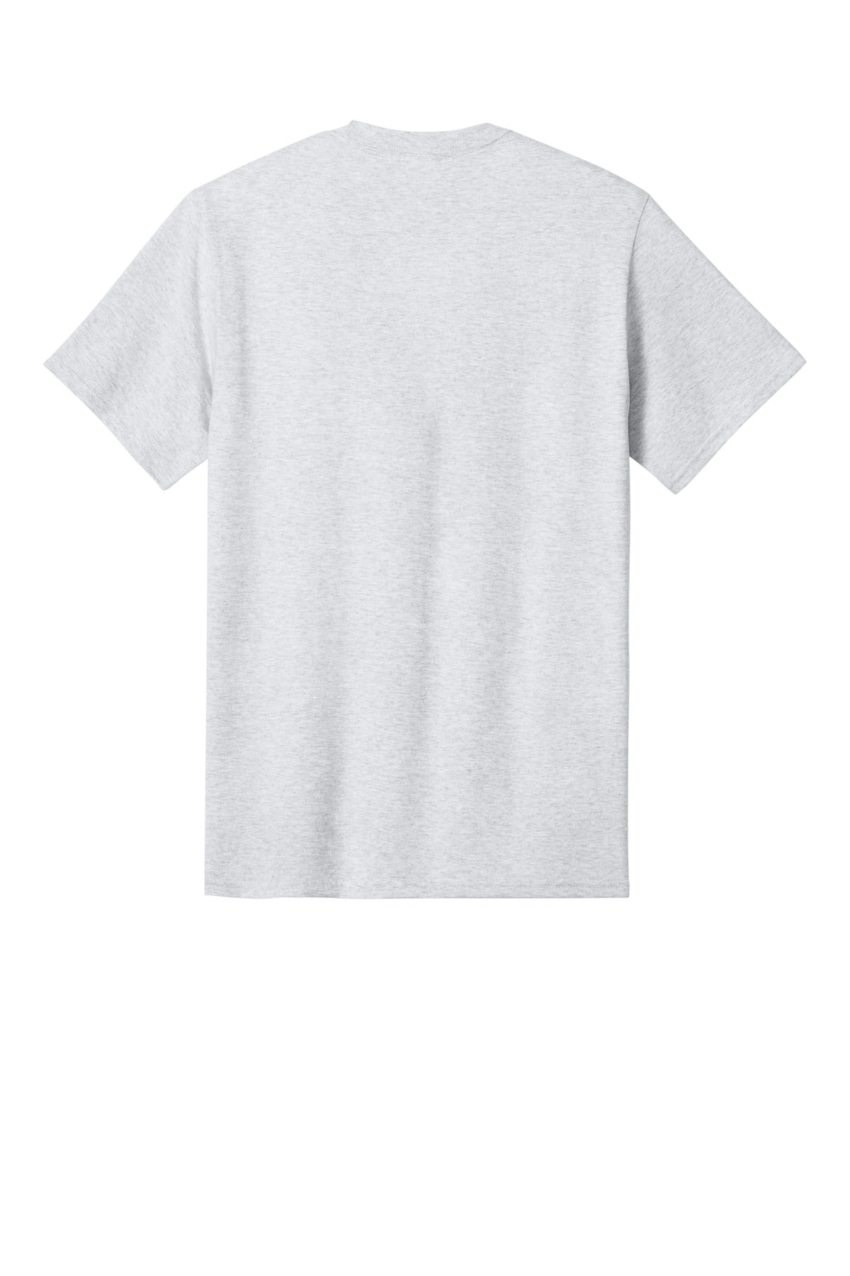 Rear View of Ash Port & Co Core Cotton Tee. PC54 plain