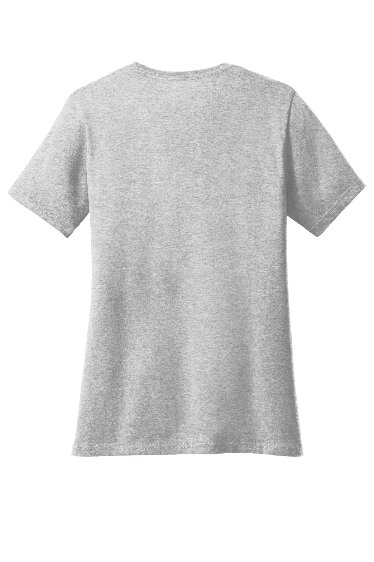 Rear View of Ash Port & Co Women's Core Cotton V-Neck Tee. LPC54V plain