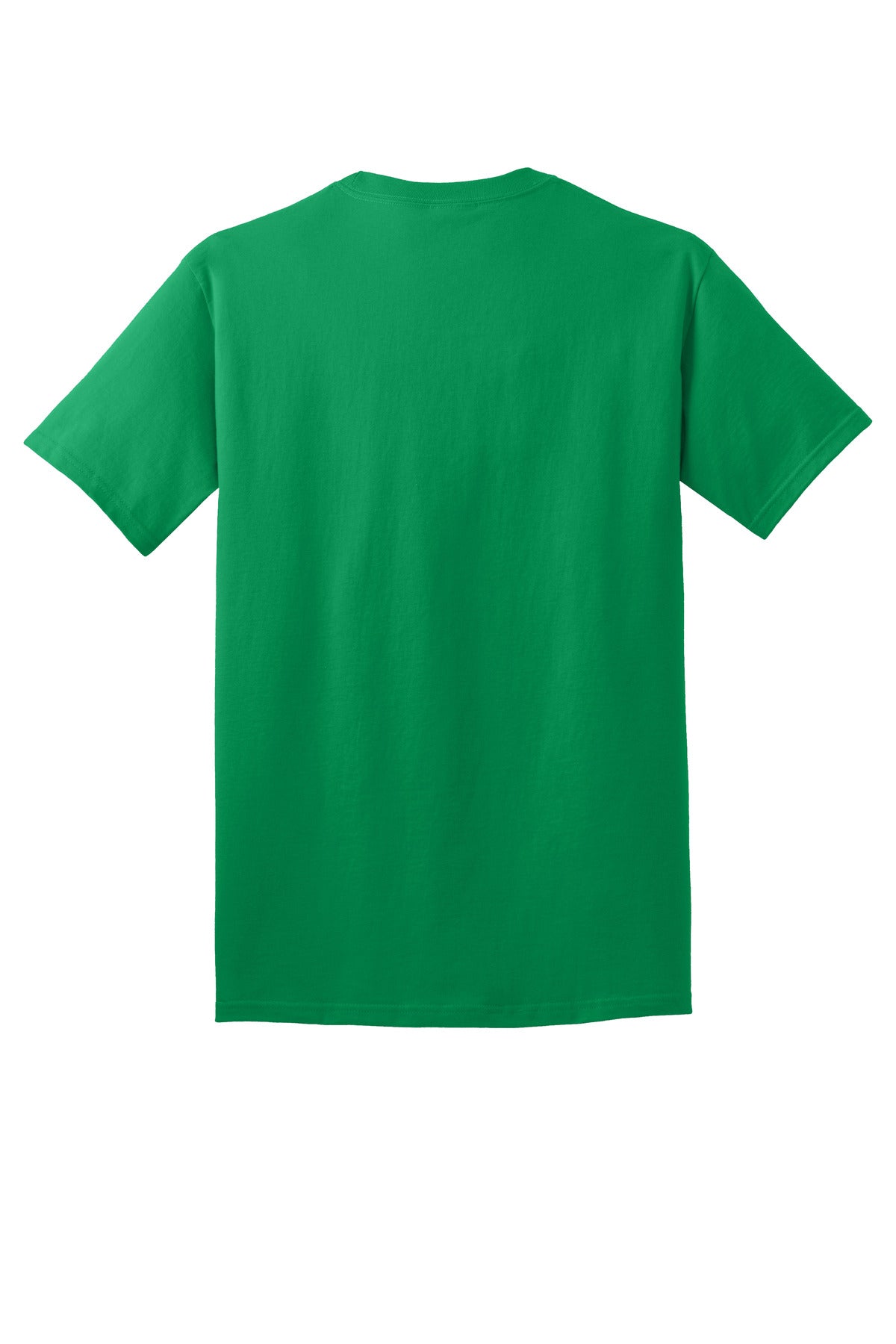 Rear View of AthKlly Port & Co Core Cotton Tee. PC54 plain