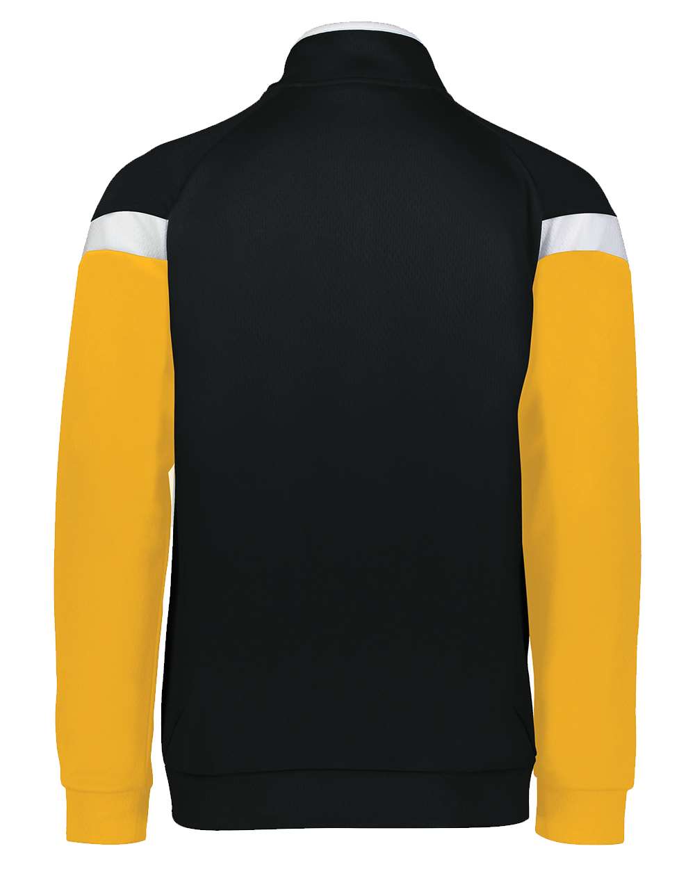 Rear View of Black/ White/ Gold Youth Limitless Full-Zip Jacket - 229679 plain