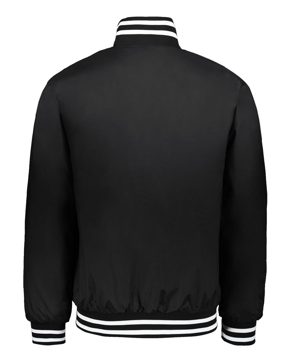 Rear View of Black/ White Heritage Jacket - 229140 plain