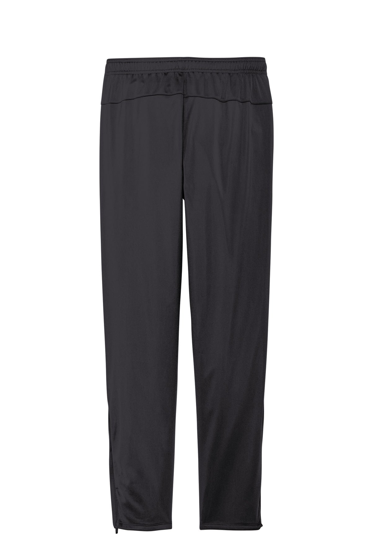 Rear View of Graphite Grey Sport-Tek Tricot Track Jogger. PST95 plain