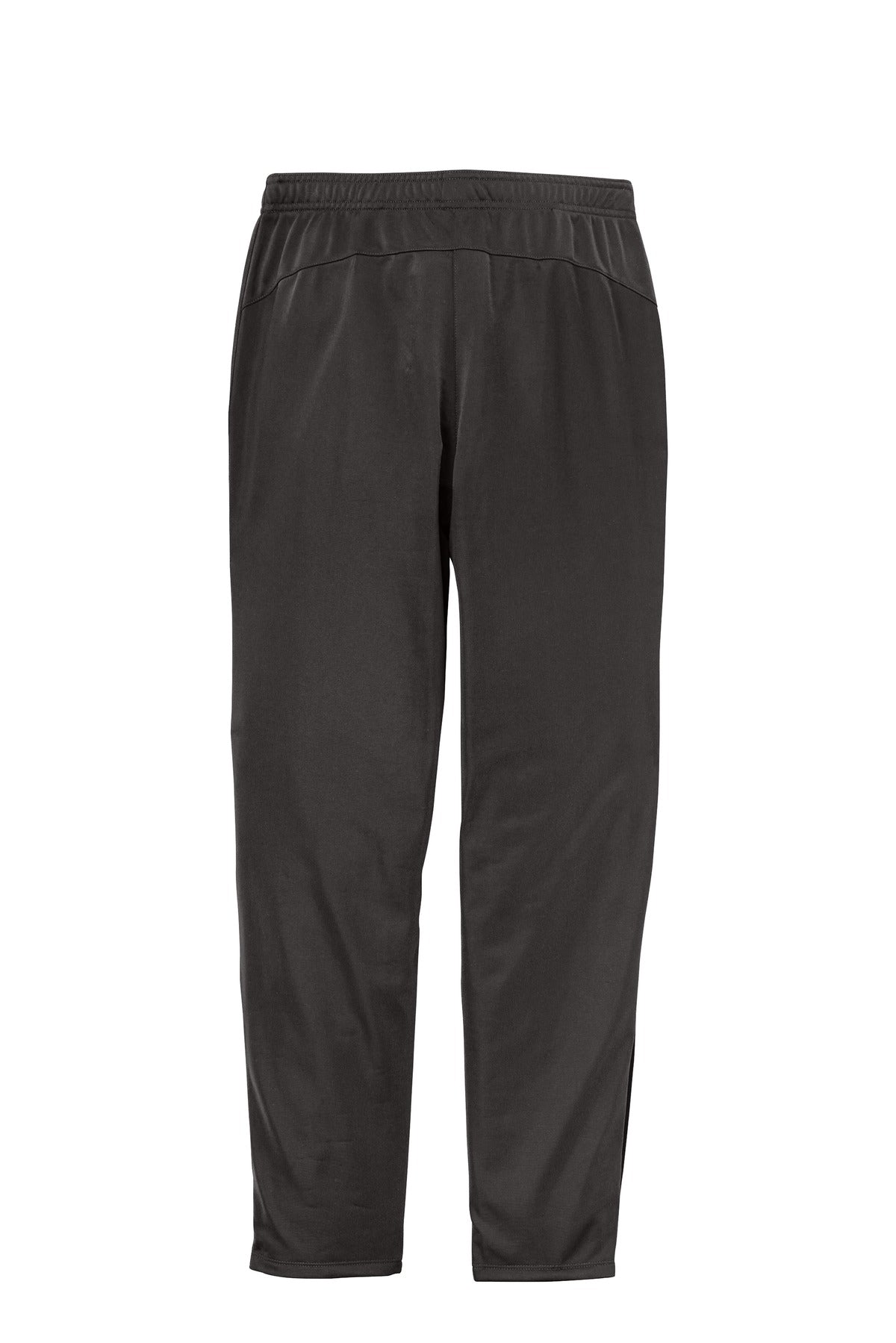 Rear View of Graphite Grey Sport-Tek Women's Tricot Track Jogger. LPST95 plain