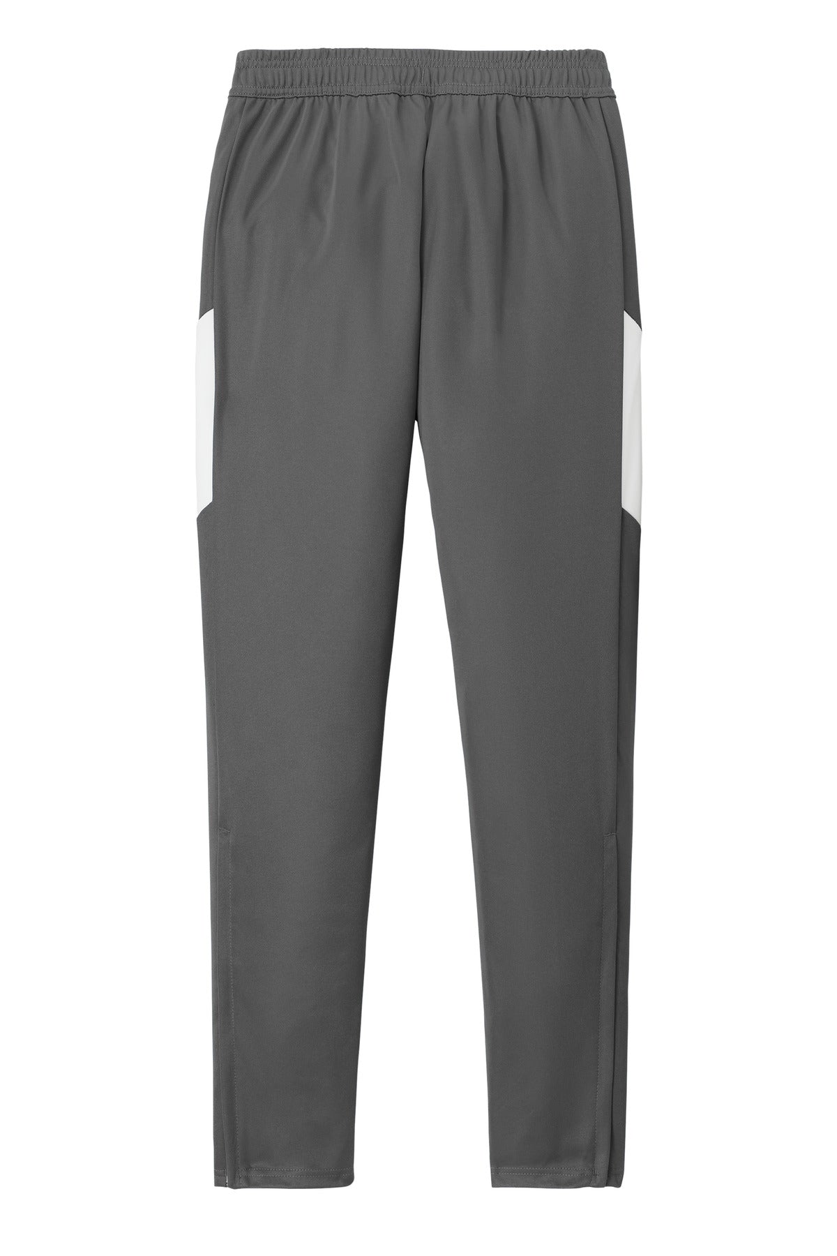 Rear View of IrGy/White Sport-Tek Travel Pant PST800 plain