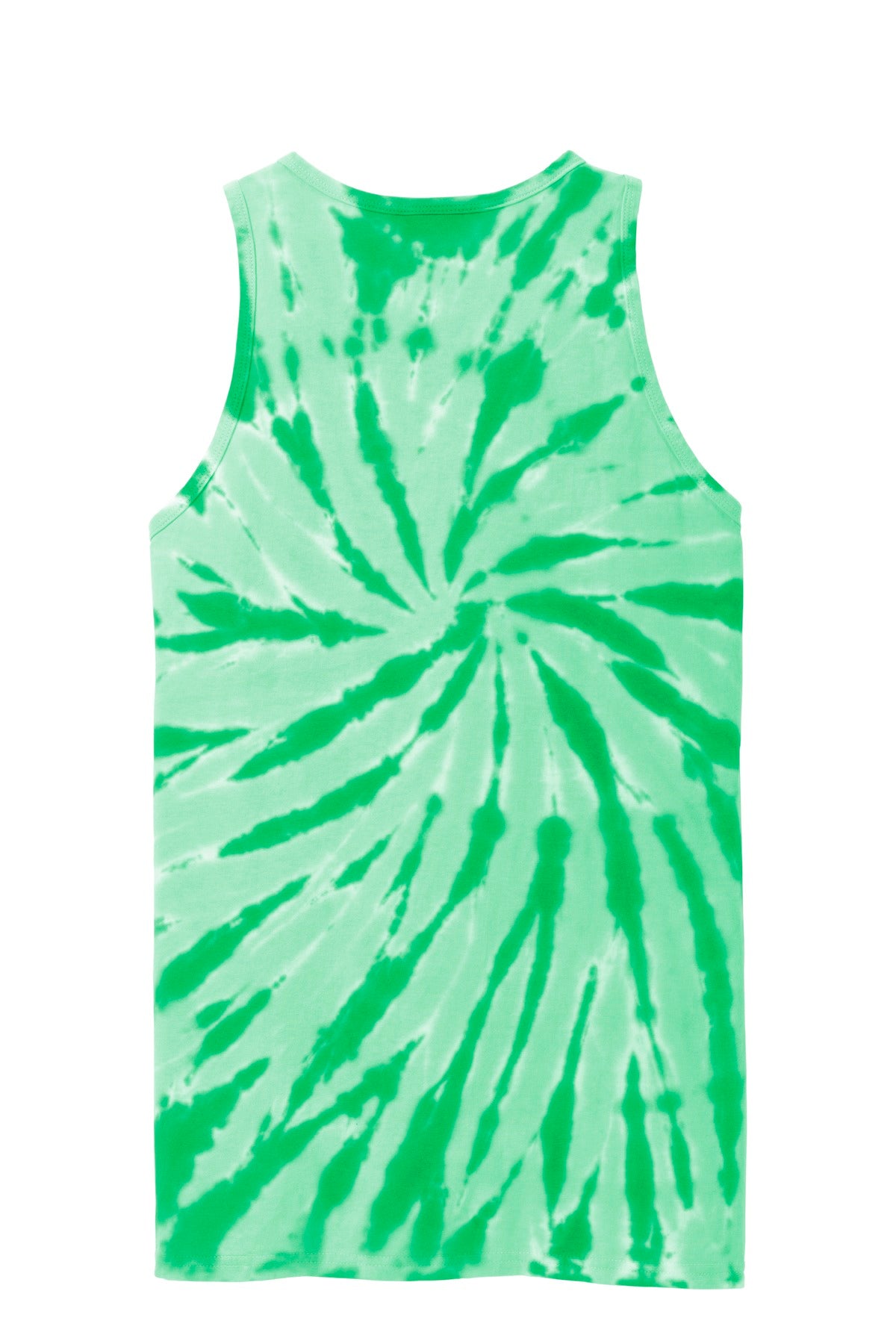 Rear View of Kelly Port & Co Tie-Dye Tank Top. PC147TT