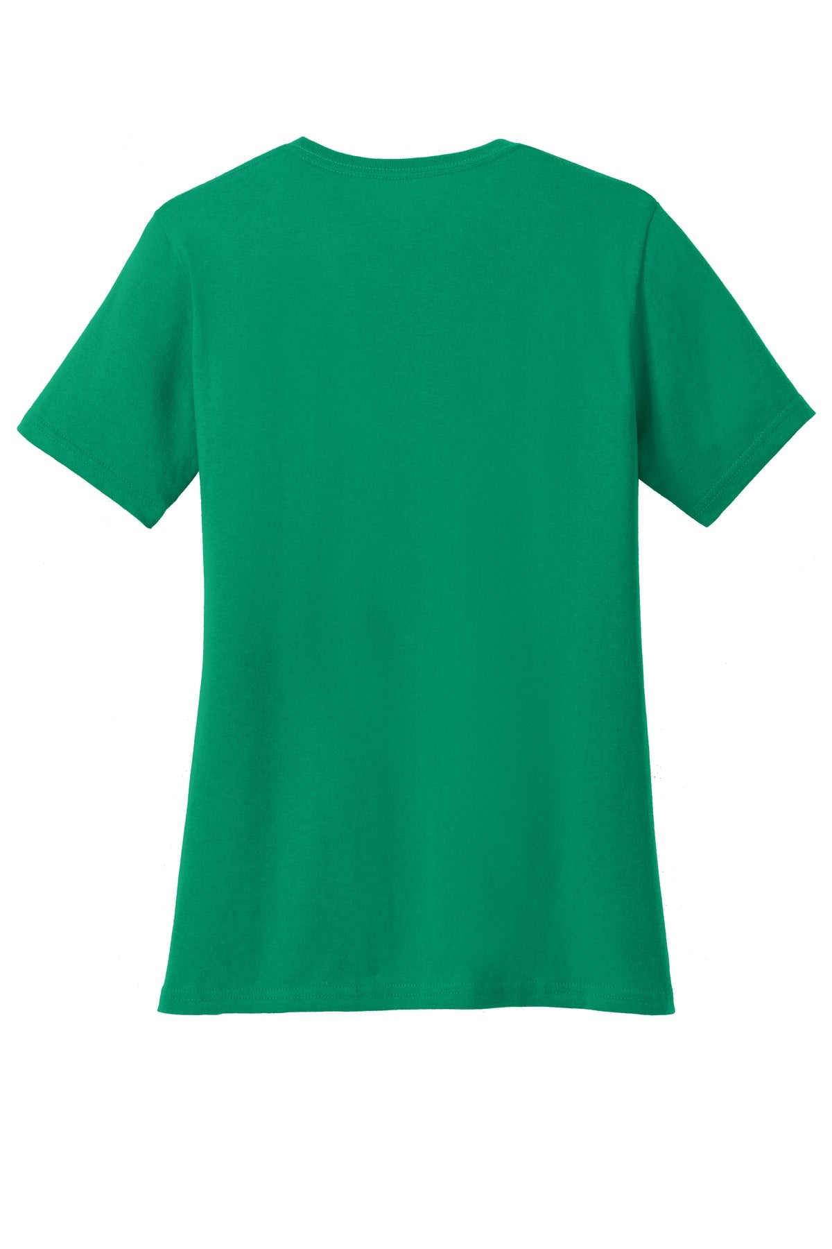 Rear View of Kelly Port & Co Women's Core Cotton V-Neck Tee. LPC54V plain