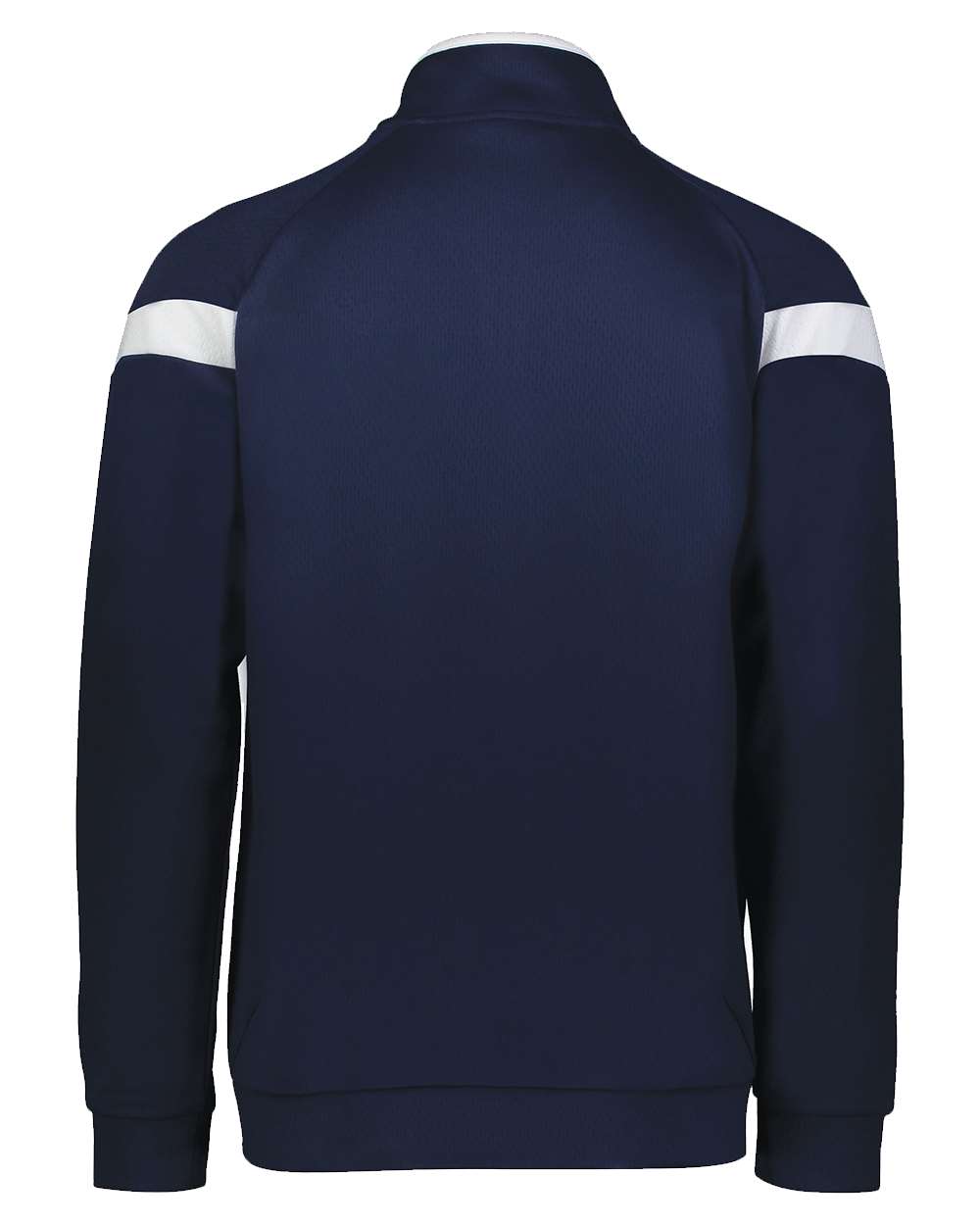 Rear View of Navy/ White/ Navy Youth Limitless Full-Zip Jacket - 229679 plain
