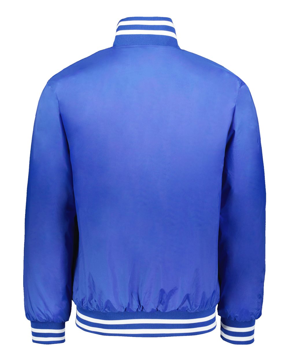 Rear View of Royal/ White Heritage Jacket - 229140 plain