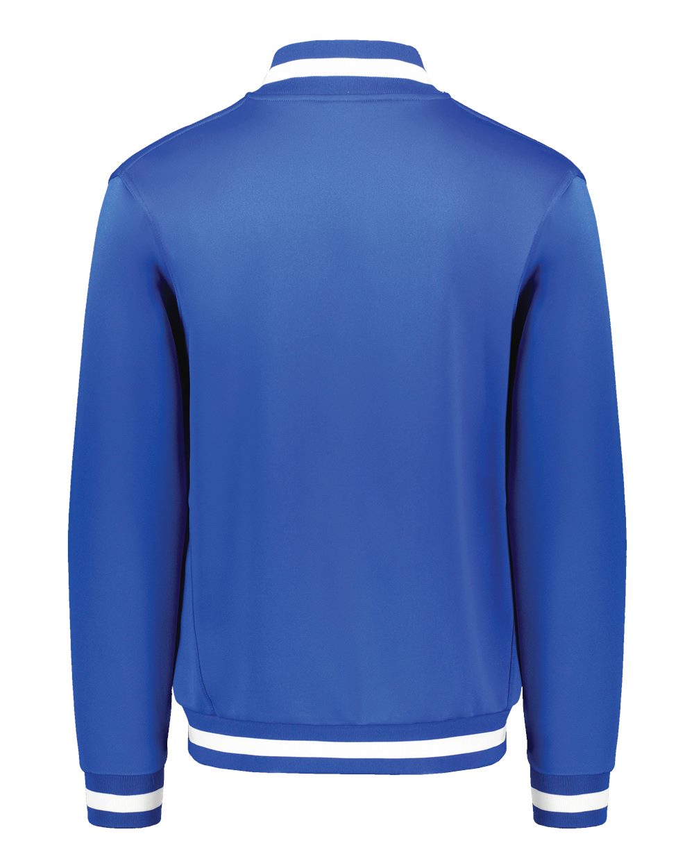 Rear View of Royal/ White Women's V-Street Full-Zip Jacket - 223747 plain