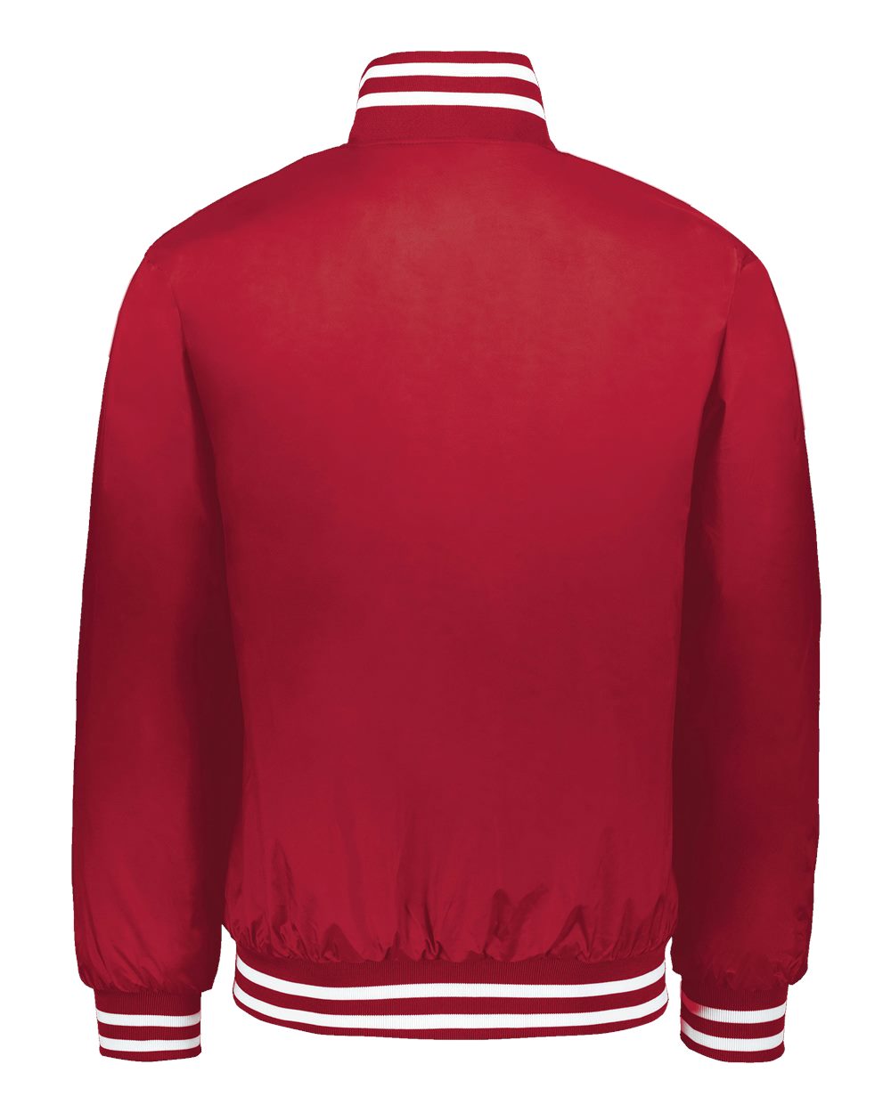 Rear View of Scarlet/ White Heritage Jacket - 229140 plain