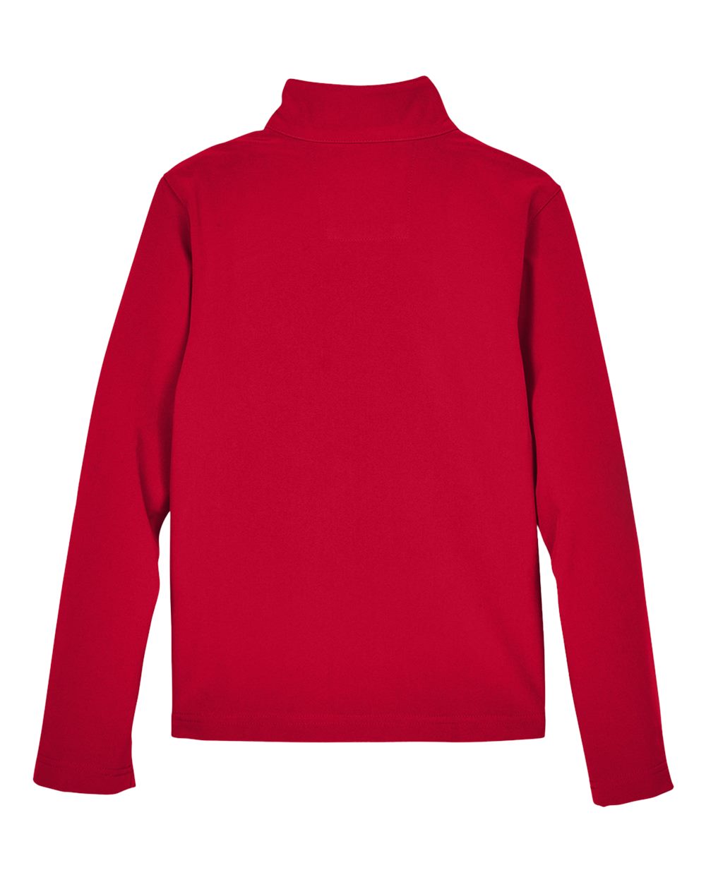 Rear View of Sport Red Youth Leader Soft Shell Jacket - TT80Y plain