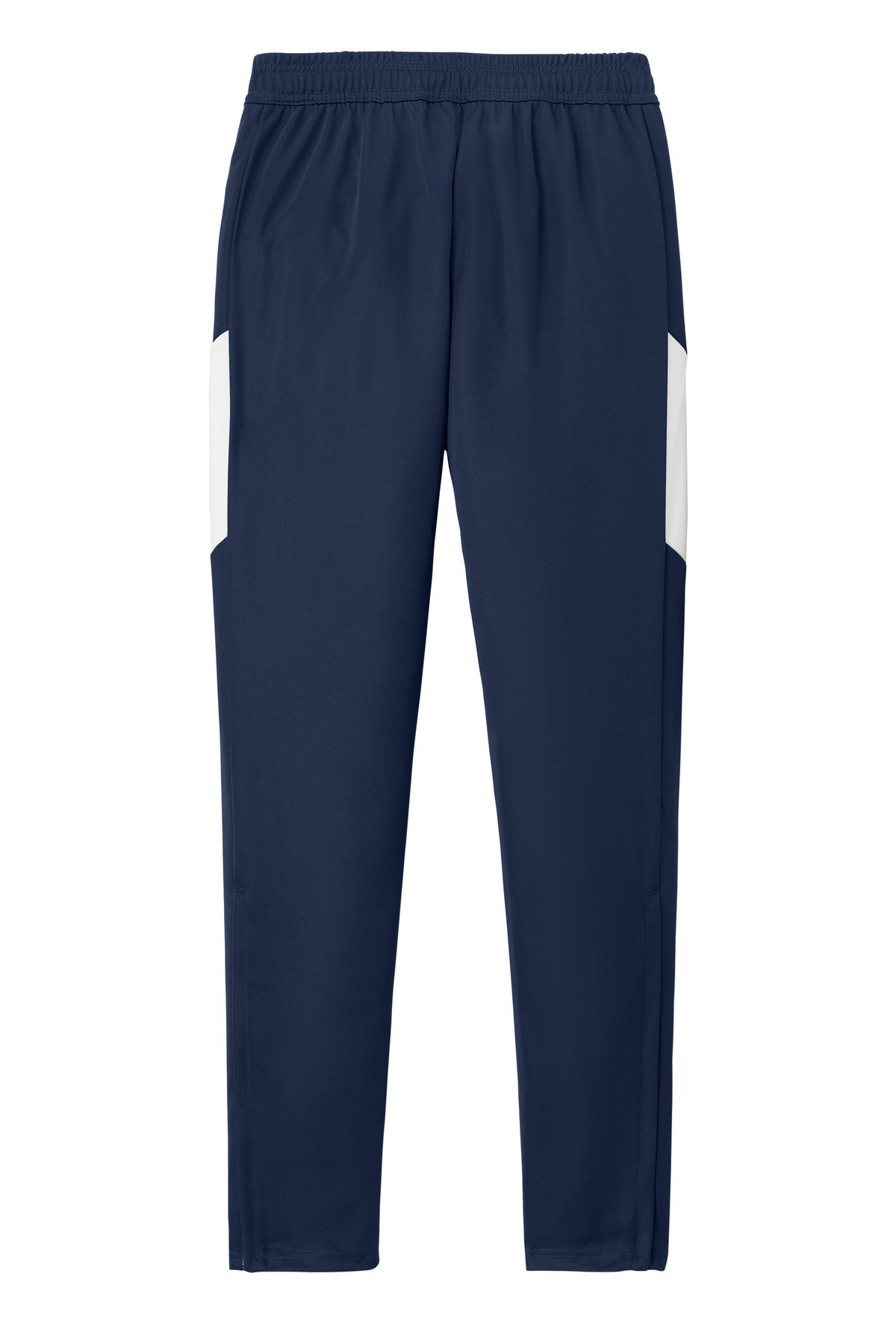 Rear View of TrNv/White Sport-Tek Travel Pant PST800 plain