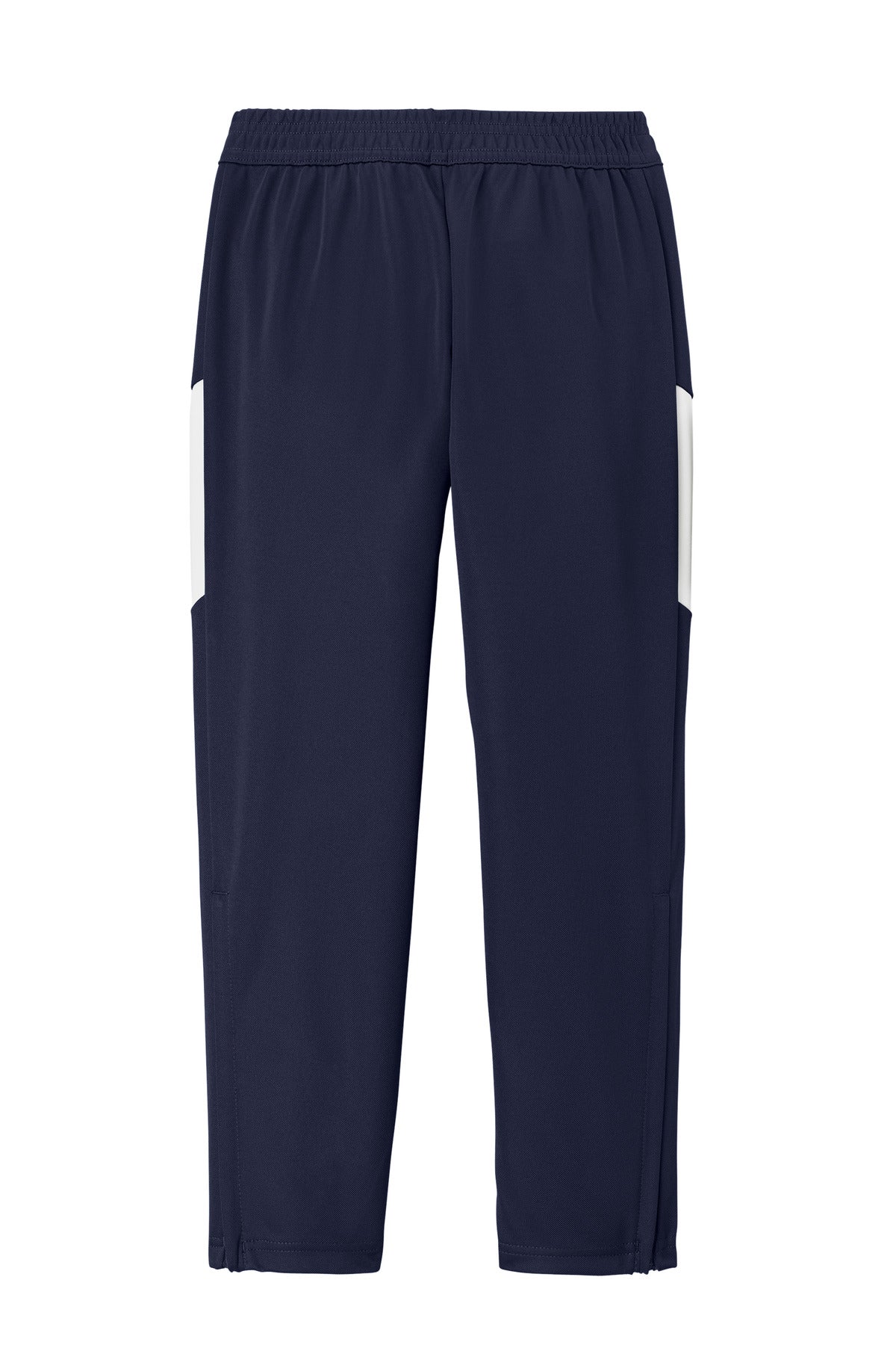Rear View of TrNv/White Sport-Tek Youth Travel Pant YPST800