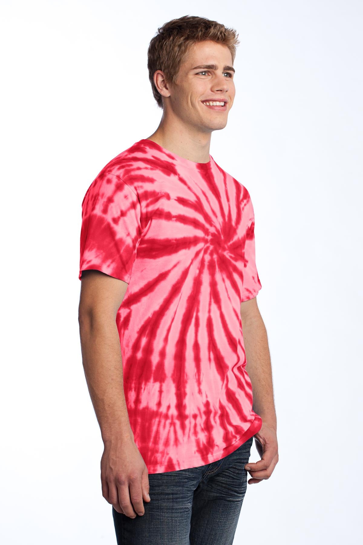 Red Port & Co Tie-Dye Tee. PC147