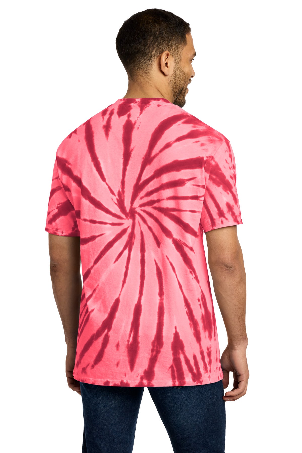 Red Port & Co Tie-Dye Tee. PC147