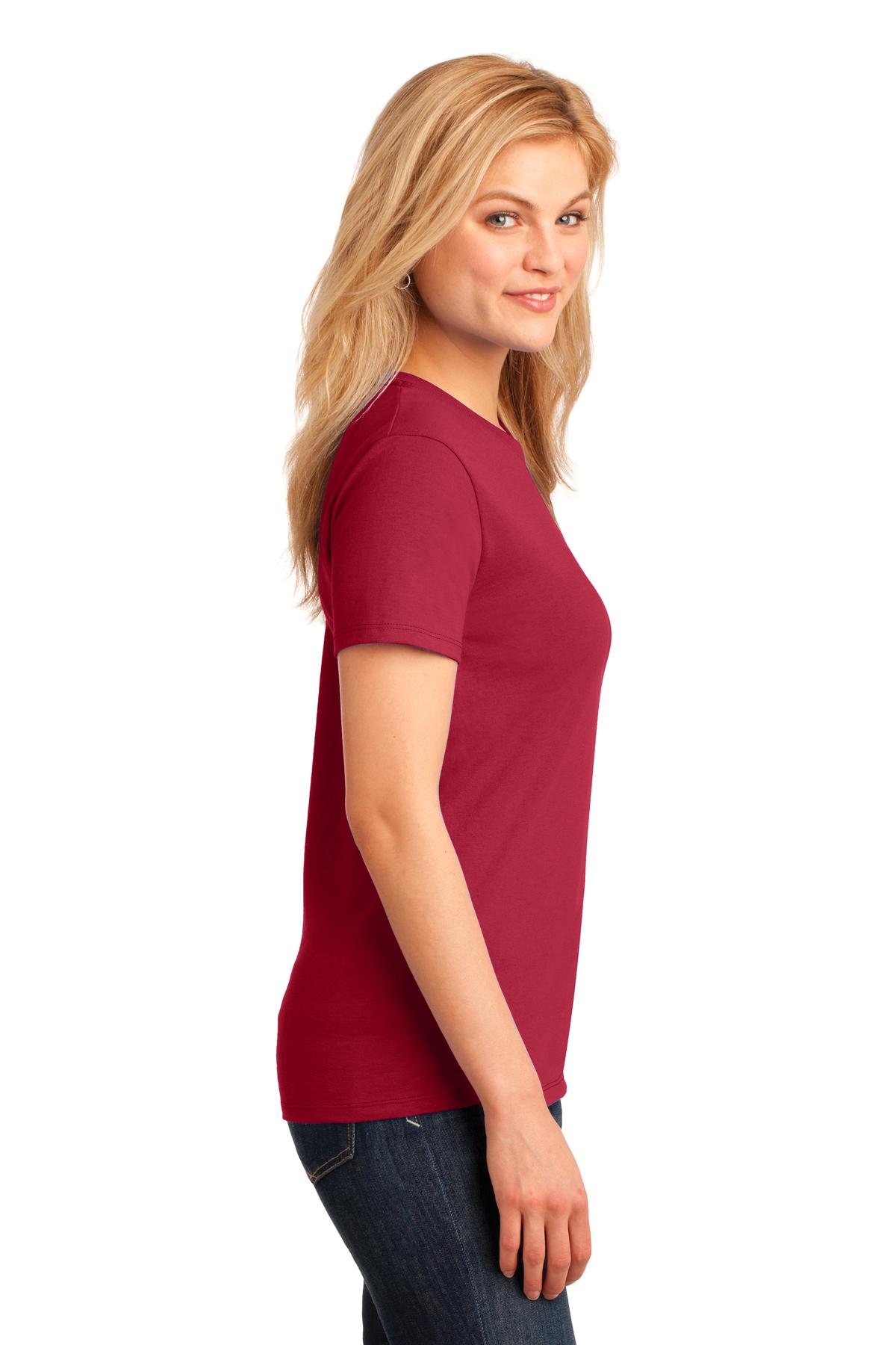 Red Port & Co Women's Core Cotton Tee. LPC54