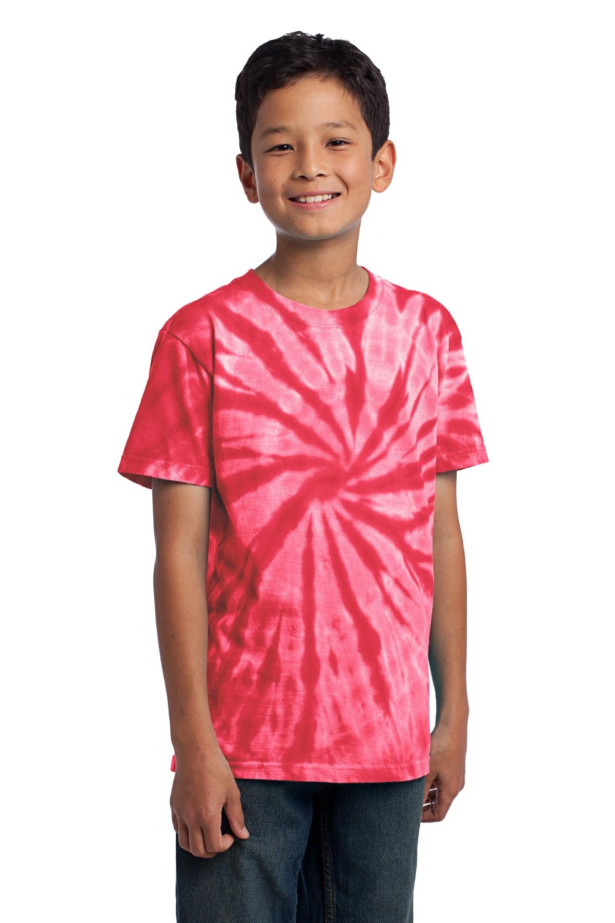 Red Port & Co Youth Tie-Dye Tee. PC147Y