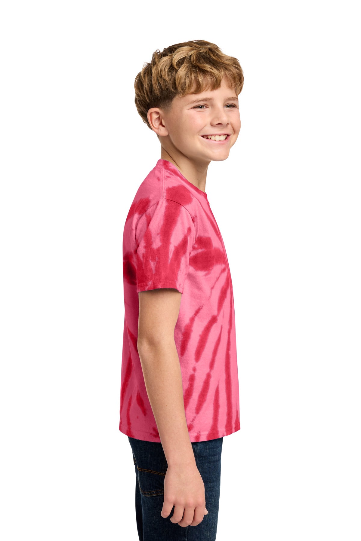 Red Port & Co Youth Tie-Dye Tee. PC147Y